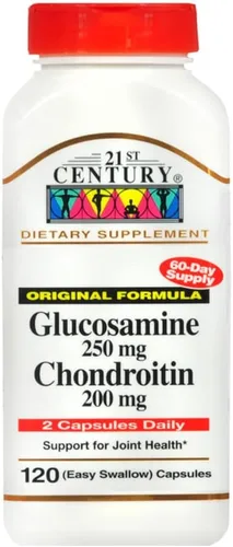 Miniatura 4 de 21st Century Glucosamina 250 mg y condroitina 200 mg cápsulas, 120