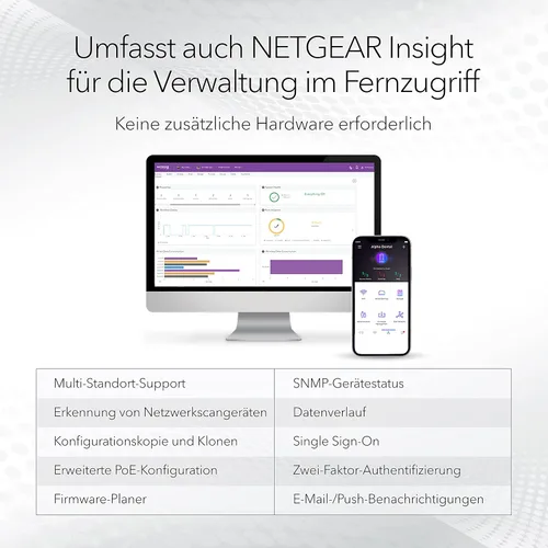 Miniatura 4 de NETGEAR Interruptor GS510TLP Smart 8P Gigabit PoE+ y 2 sfp 75W