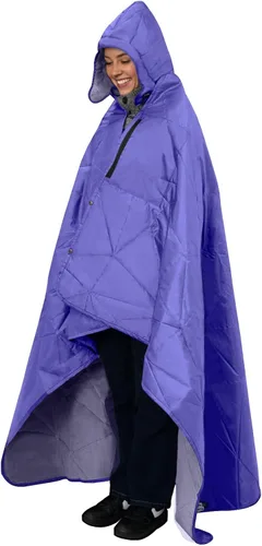 Miniatura 18 de Manta impermeable para exteriores, manta de estadio de forro polar plegable para eventos deportivos al aire libre, campamento, automóvil, mascota