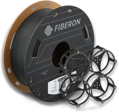 Miniatura 15 de Polymaker Fiberon PA612-ESD - Filamento para impresora 3D de 1.75 mm/17.6 oz, de nailon de fibra de carbono ESD-safe, resistente al calor a 302 °F