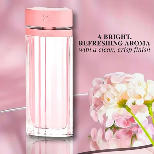 Miniatura 5 de TOUS L'eau De Parfum - Spray para mujer, elegante perfume floral almizclado para uso diario con notas de jazmín, peonía blanca y ámbar, 3 onzas
