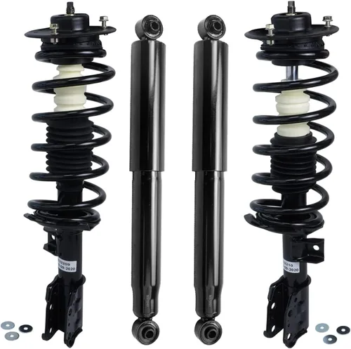 Miniatura 106 de Detroit Axle - Amortiguadores de puntales para Nissan Sentra 2007-2012 [Base S SL SR] Puntales delanteros completos con amortiguadores traseros