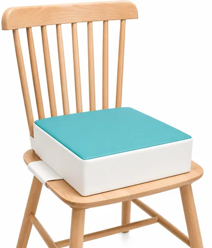 Asiento elevado para mesa de comedor, impermeable, de poliuretano, lavable, grueso, asiento elevador para niños pequeños, asiento elevador para mesa