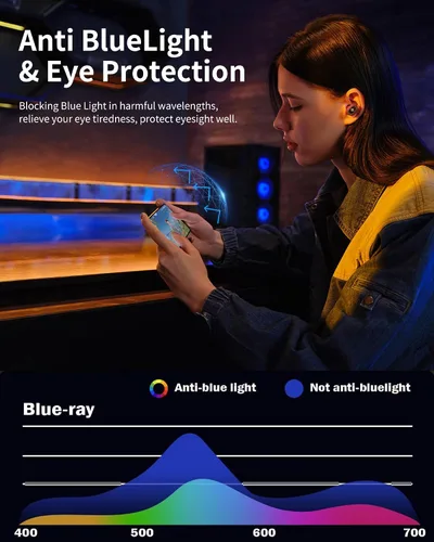 Miniatura 8 de Paquete de 4 protectores de pantalla de privacidad para iPhone 16 Pro Max de 6.9 pulgadas, vidrio templado para iPhone 16 ProMax, marco de luz