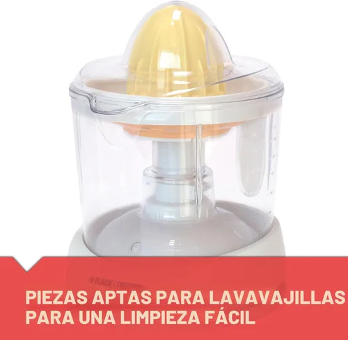 Miniatura 5 de Exprimidor de cítricos Black & Decker de color blanco de 34 onzas modelo CJ625