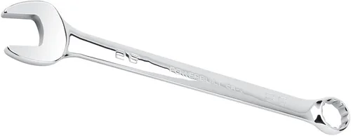 Miniatura 7 de Powerbuilt Llave combinada métrica de 0.945 in, caja de doble extremo de 12 puntos y extremo abierto, pulido de desplazamiento de 15 grados 644128