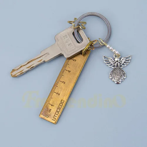 Miniatura 8 de Framendino, Paquete de 100 dijes de ángel de plata antigua para hacer joyas, pulseras y manualidades, aleación, No es una piedra preciosa