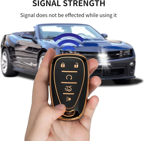 Miniatura 6 de OFFCURVE Funda para llavero Chevy Protector completo de TPU para Chevrolet Chevy Malibu Camaro Cruze Traverse Spark Equinox Sonic Volt Bolt 2016