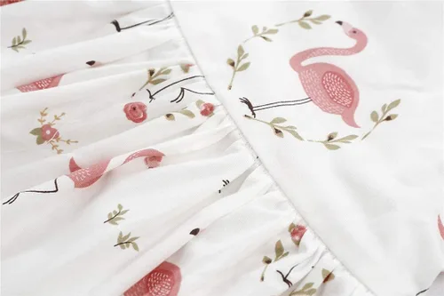 Miniatura 5 de KISSOURBABY Vintage Floral Girls Dress Summer Casual Cotton Baby Dress