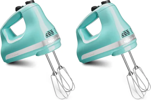 Miniatura 7 de KitchenAid KHM512 - Batidora de mano de 5 velocidades, ultra potencia, Azul aterciopelado Velvet Bue