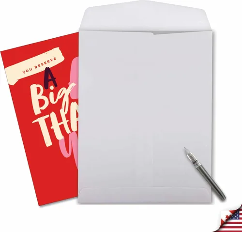 Miniatura 6 de NobleWorks - Tarjeta de papel de agradecimiento grande y divertida de 8.5 x 11 pulgadas con sobre (paquete de 1) Jumbo Big Ass Thank You J6399TYG
