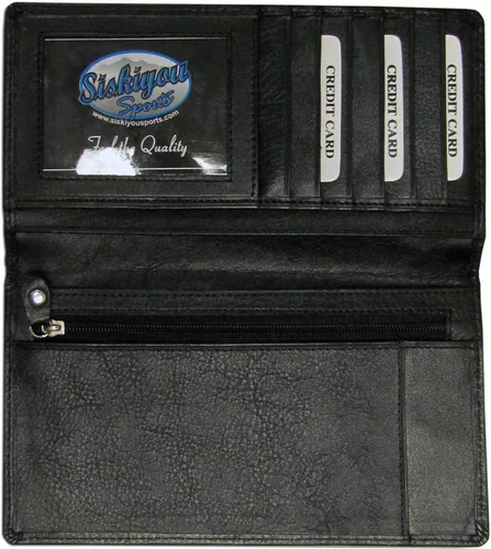 Miniatura 2 de Siskiyou Sports Deluxe Leather Checkbook Cover