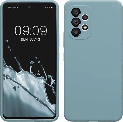 Miniatura 304 de kwmobile Funda Compatible con Samsung Galaxy A14 5G - Funda de teléfono de TPU y silicona con acabado suave - Verde Lima
