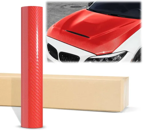 Miniatura 29 de EZAUTOWRAP - Adhesivo revestidor de vinilo muy brillante de fibra de carbono 7D prémium con juego de herramientas, lámina de calcomanía con Gris