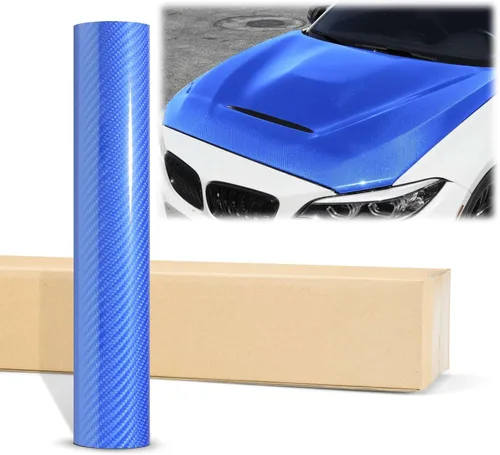 Miniatura 31 de EZAUTOWRAP - Adhesivo revestidor de vinilo muy brillante de fibra de carbono 7D prémium con juego de herramientas, lámina de calcomanía con Gris