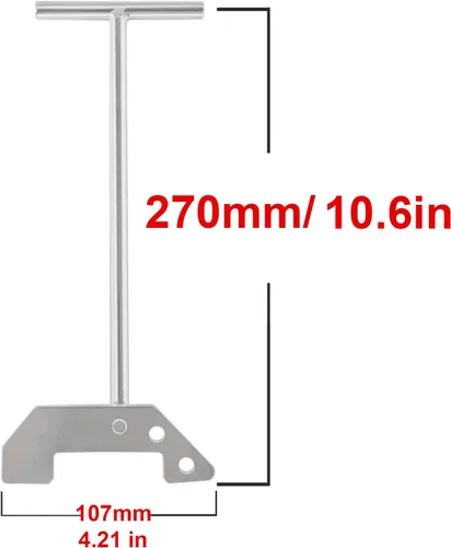 Miniatura 2 de Llave de eliminación de basura compatible con trituradores de basura M-oen, llave de desatascamiento para desechos King/InSinkErator WRN-00