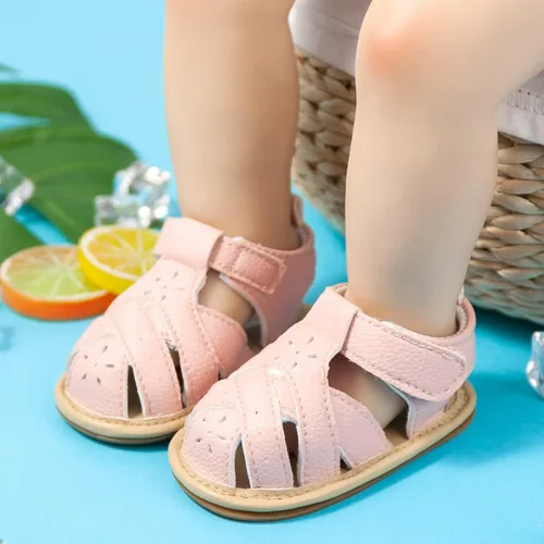 Miniatura 4 de KIDSUN Sandalias para bebés, niñas y niños, suela de goma antideslizante, para verano, playa, al aire libre, zapatos para cuna