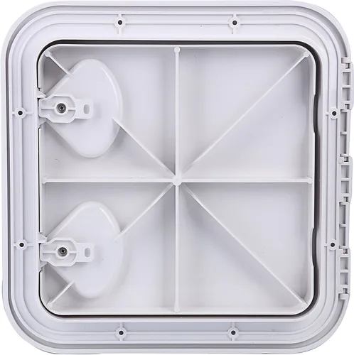 Miniatura 3 de Amarine Made Marine Deck Hatch Boat Deck Hatch Access Hatch & Lid 14-1/2" X 14-5/8" - White - 370mmx375mm