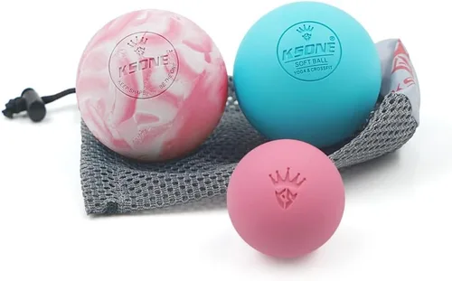 Miniatura 7 de KSONE Bolas de lacrosse de masaje, bolas de masaje para liberación miofacial y terapia de punto de activación, juego de 2 bolas de masaje