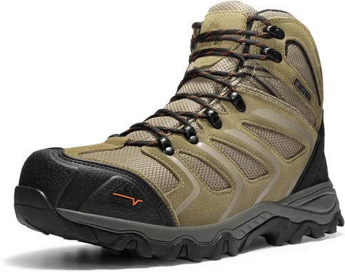 Miniatura 10 de NORTIV 8 Botas de trabajo impermeables para hombres botas de construcción de seguridad con punta de acero ARMADILLO-STL