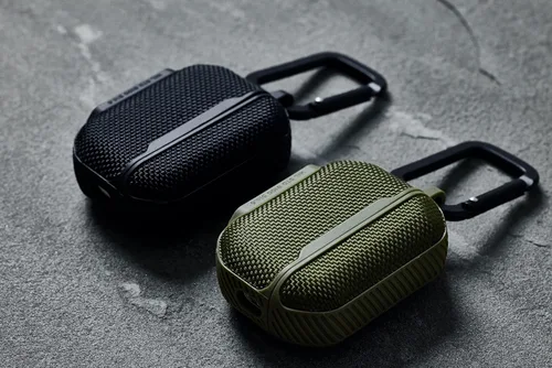 Miniatura 6 de UAG - Funda diseñada para AirPods (3ª generación 2021) Metropolis Ballistic ARMR Olive Drab, funda protectora resistente compatible con carga