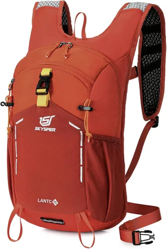Miniatura 12 de SKYSPER Mochila de senderismo pequeña – Mochila de viaje de 15 L, ligera, resistente al agua, mochilas de senderismo para mujeres y hombres