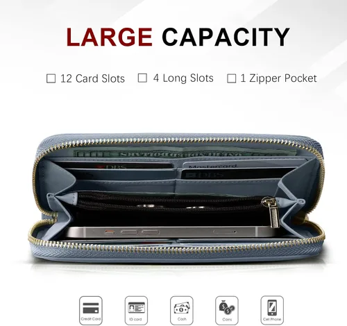 Miniatura 4 de Travelambo Cartera con fleco para mujer, con correa de muñeca, talla única