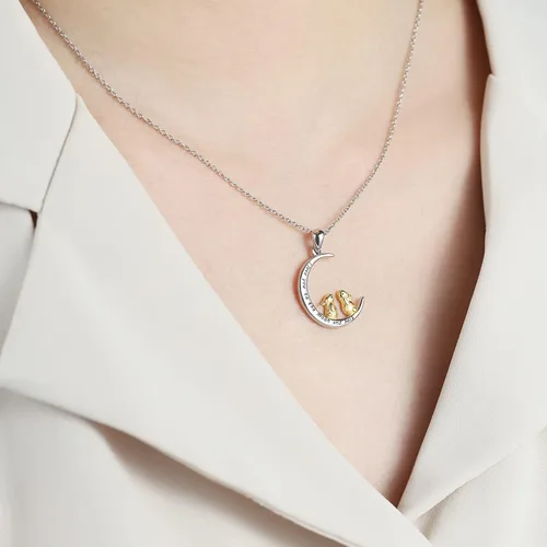 Miniatura 2 de Bolelis Girls Animal Necklace Gifts - Rabbit Wolf Sloth Flamingo Ladybug Mermaid Butterfly Unicorn Jewelry for Women Boys Teen Girls