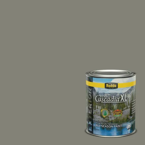 Miniatura 30 de Rodda Paint CASCADIA XL - Pintura satinada exterior e imprimación en uno, cuarto de galón, banderín para bebé