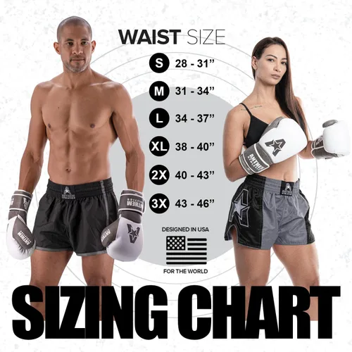 Miniatura 92 de Anthem Athletics Pantalones cortos de Muay Thai para hombre, pantalones cortos de Muay Thai para mujer - Kickboxing Short Boxing Trunks 5050 Classic