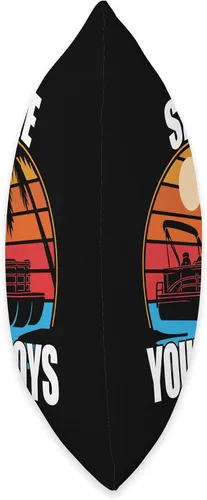 Miniatura 2 de Pontoon Boat Accessories & Lake Life Tees Show Me Your Buoys - Divertida almohada de humor para adultos, para amantes de los pontones, 16 x 16