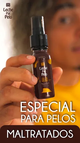 Miniatura 5 de Leche Pal Pelo Rizado y ondulado - Aceite nutritivo Oleo para cabello y cuero cabelludo para cabello ondulado y encrespado - Restaura las puntas