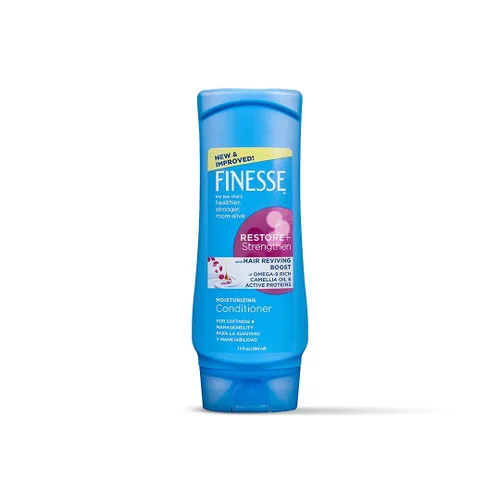 Miniatura 6 de FINESSE Restore + Strengthen - Acondicionador normal, 13 onzas (paquete de 6), mejora el brillo y la manejabilidad del cabello