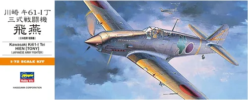 Miniatura 3 de Hasegawa Kit modelo KI-61-1 Tony Hien escala 1:72