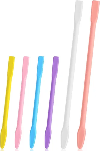 Miniatura 12 de Gartful 9 piezas de varillas de silicona de colores para mezclar, varillas reutilizables para mezclar resina epoxi, para mezcla de resina, pintura