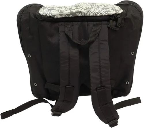 Miniatura 5 de TRANSPACK Edge Junior - Mochila para botas de esquí y snowboard, resistente al agua, 33 L, bolsa de mochila Blanco (White Snowflake)