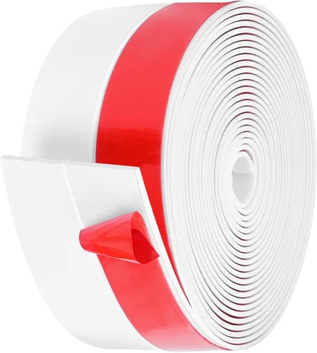 Miniatura 9 de MYFAMIREA Cinta de sellado para puerta 2 pulgadas (ancho) x 40 pies (largo) Cinta adhesiva de sellado de silicona para puerta, tapón de corriente