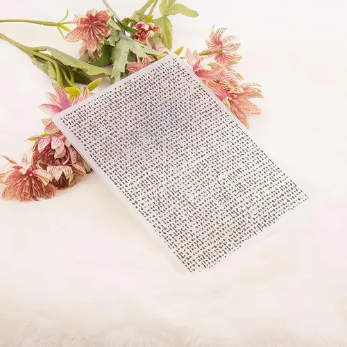 Miniatura 2 de Qoiseys Carpetas de plástico en relieve para hacer tarjetas, plantilla de máquina en relieve, plantilla de papel en relieve para manualidades