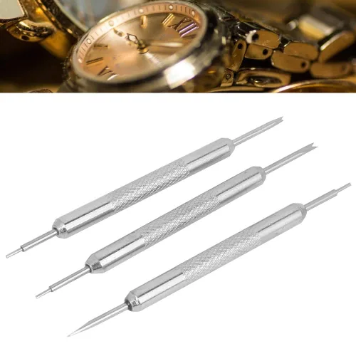 Miniatura 5 de Juego de 20 herramientas de barra de resorte, herramienta de extracción de correa de reloj de 3 pulgadas de doble cabeza, ajustador de correa