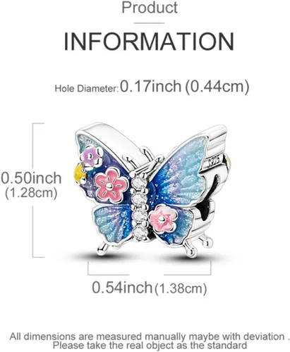 Miniatura 46 de LNQOBU Happy Life - Colgante para pulseras de abalorios, plata de ley 925 para mujer (con un espaciador de cuentas)