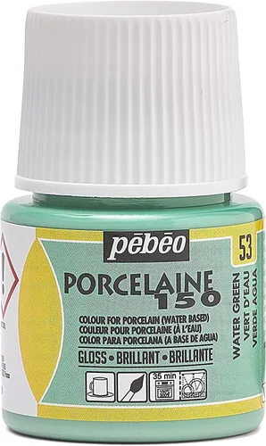 Miniatura 18 de Pebeo Porcelaine 150, Pintura China, Botella 1.5 fl oz - Blanco Perla