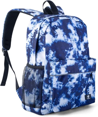 Miniatura 7 de Fenrici - Mochila para niñas, niños y adolescentes, mochila reciclada para laptop, de 16 x 13.5 pulgadas, L, Impresión de tiburón azul.
