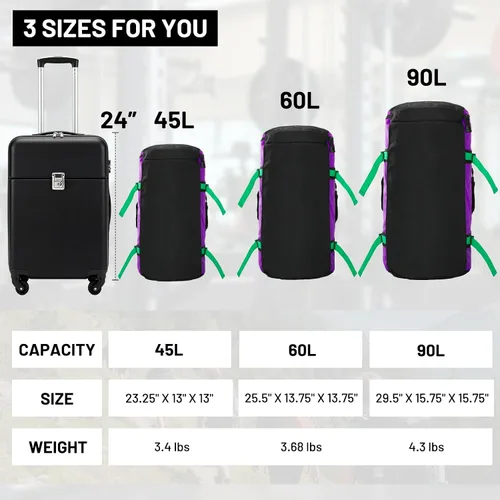 Miniatura 22 de MIER Mochila deportiva grande con compartimento para zapatos, resistente y resistente al agua, azul marino, 45L
