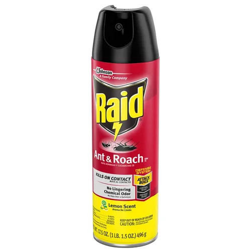 Miniatura 3 de Raid Ant & Roach Killer Aroma limón 17.5 onzas (paquete de 4)