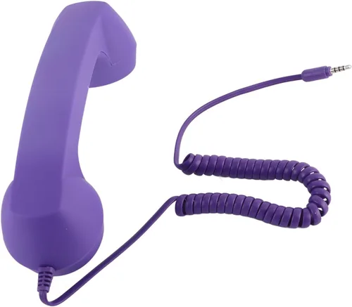 Miniatura 10 de Auricular retro para teléfono celular, auriculares antiguos para responder llamadas, colgar llamadas, rechazar llamadas, rechazar, redireccionar