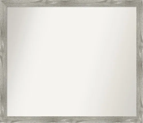 Miniatura 293 de Amanti Art Espejo personalizado, espejo de baño gris plomo a rayas, espejo de pared o espejo de tocador de baño sobre el fregadero