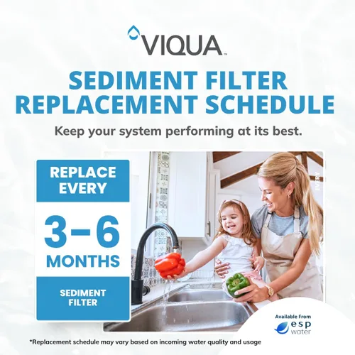 Miniatura 4 de VIQUA CMB-520-HF Filtro de agua de sedimentos de polipropileno para toda la casa de 20 x 4.5 pulgadas, 5 micrones, para sistemas UV Viqua IHS22-D4