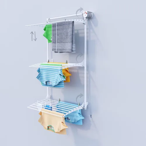Miniatura 13 de foxydry Aireador vertical de pared de torre para uso en interiores y exteriores (blanco, 59.8 in / 59.8 pulgadas)