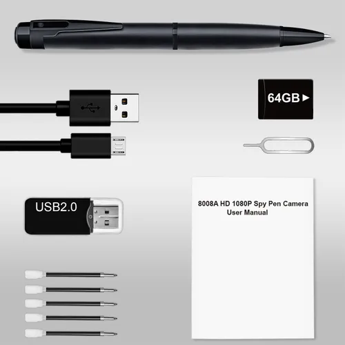 Miniatura 6 de XISRU Cámara de seguridad pequeña de 64 GB, detección de movimiento 1080P (negro real)