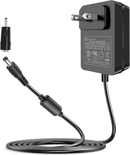 Cargador de batería de pistola de masaje de 16.8V, CC en fuente de alimentación de 16.8 voltios 2A 1A. | Compatible con pistola de masaje TheraGun